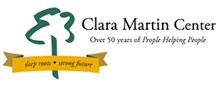 logo clara martin center orange county vt